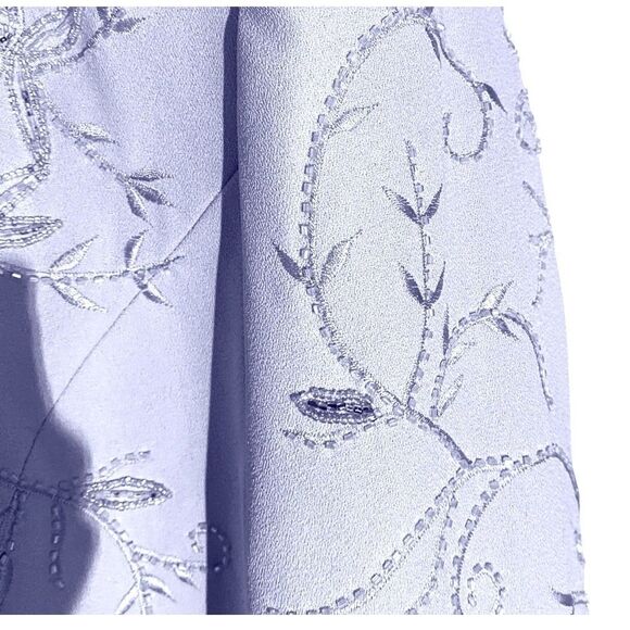 Ben Marc Lavender Beaded Jacket Size 20 Churchwear - Picture 6 of 10